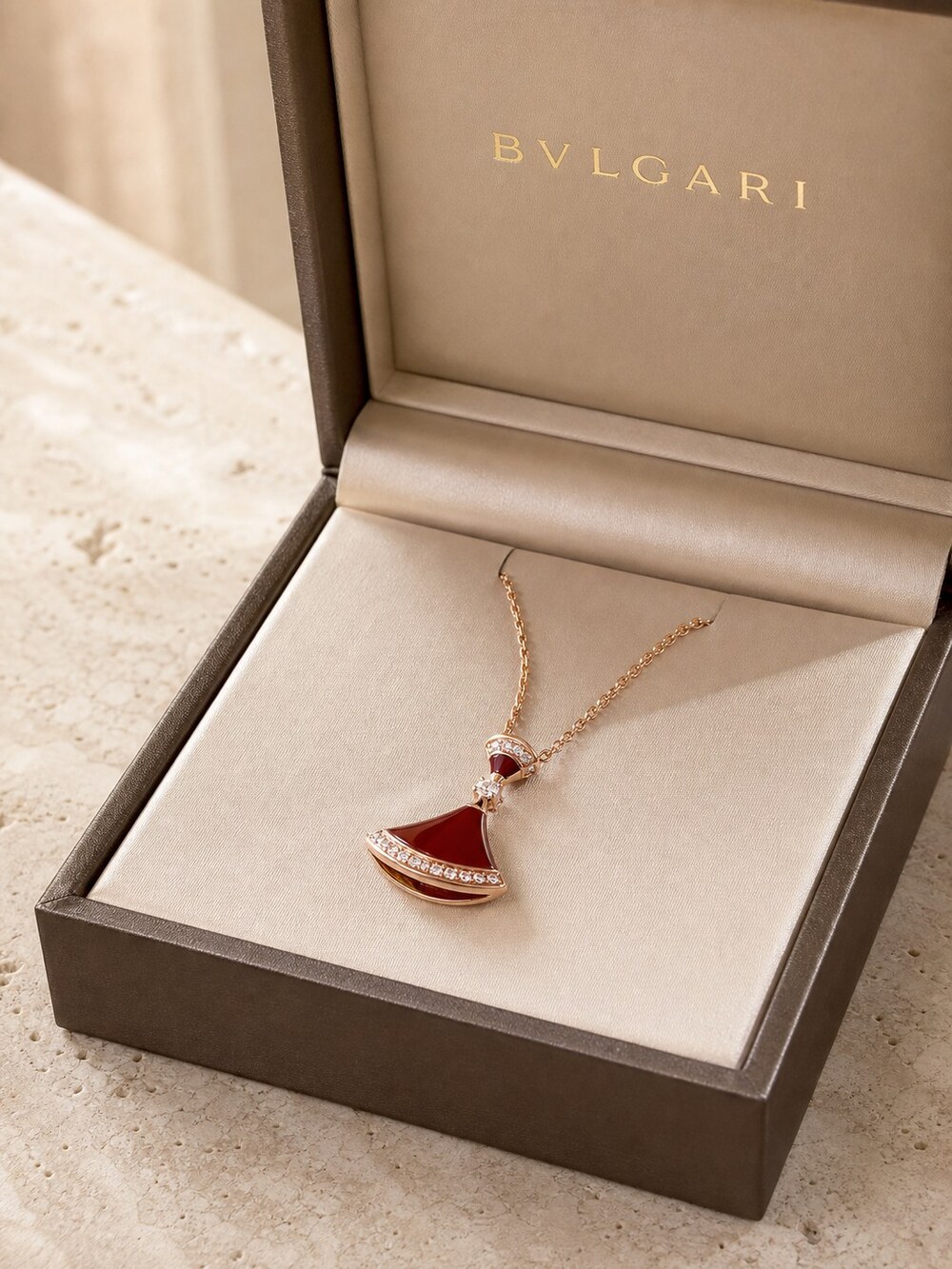 Bulgari Refined Statement Necklace Style 2 | New with Box - Picture 5 of 9